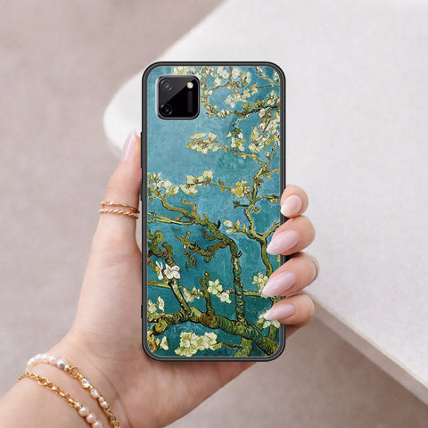 Realme C11 Cover - Floral Series 2 - HQ Ultra Shine Premium Infinity Glass Soft Silicon Borders Case