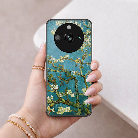 Realme 11 Pro Cover - Floral Series 2 - HQ Ultra Shine Premium Infinity Glass Soft Silicon Borders Case