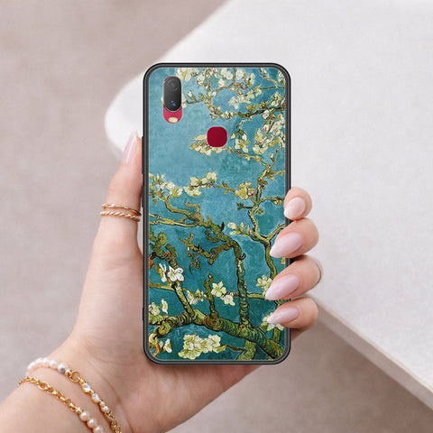 Vivo Y11 2019 Cover - Floral Series 2 - HQ Ultra Shine Premium Infinity Glass Soft Silicon Borders Case