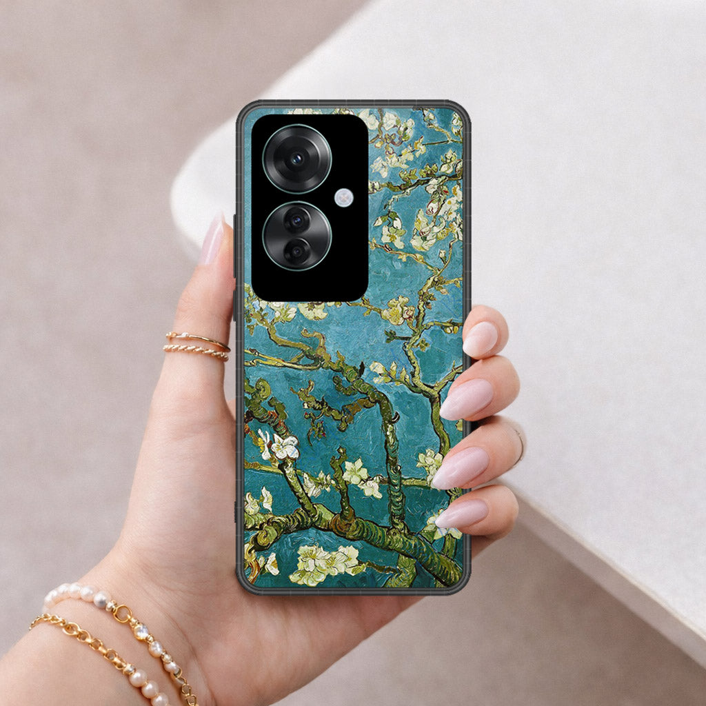 Oppo Reno 11F 5G Cover - Floral Series 2 - HQ Ultra Shine Premium Infinity Glass Soft Silicon Borders Case