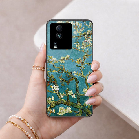 Vivo iQOO Neo 7 Cover - Floral Series 2 - HQ Ultra Shine Premium Infinity Glass Soft Silicon Borders Case