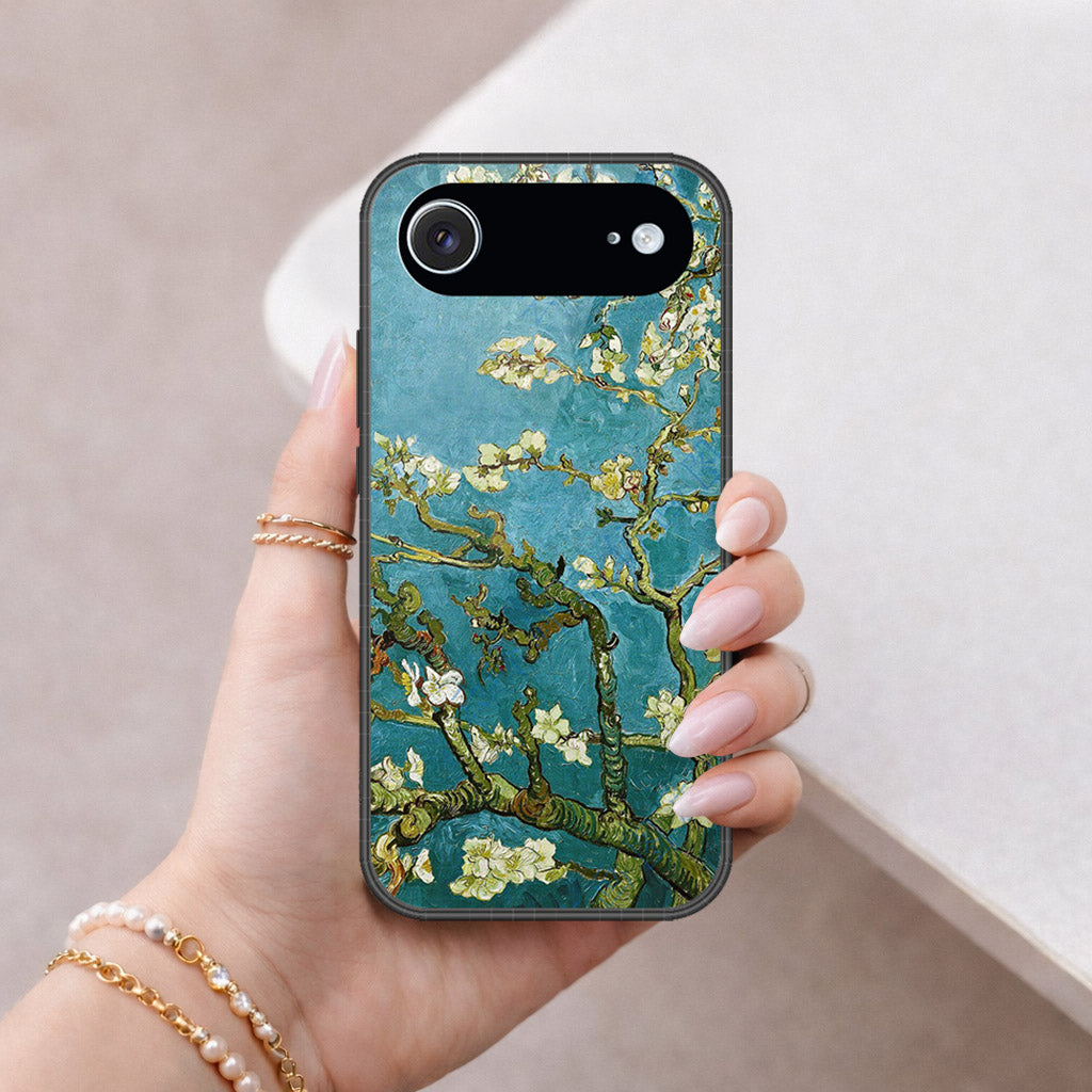 iPhone 17 Air - Floral Series 2 - HQ Ultra Shine Premium Infinity Glass Soft Silicon Borders Case
