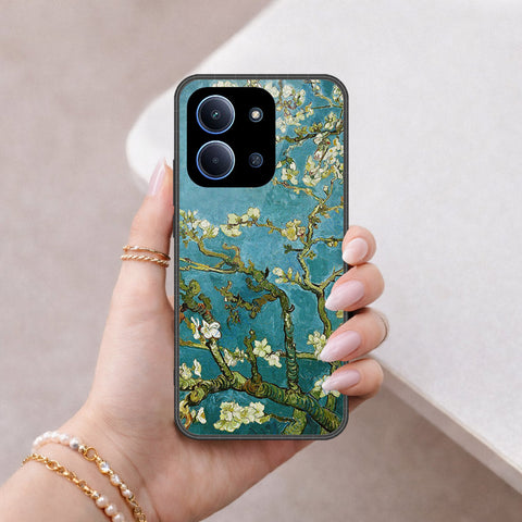 Xiaomi Redmi 15C 4G - Floral Series 2 - HQ Ultra Shine Premium Infinity Glass Soft Silicon Borders Case