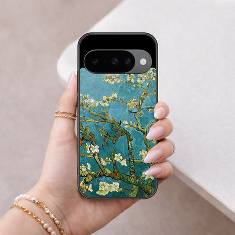 Google Pixel 10 Cover - Floral Series 2 - HQ Ultra Shine Premium Infinity Glass Soft Silicon Borders Case