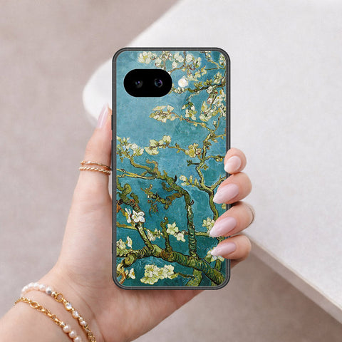 Google Pixel 9a Cover - Floral Series 2 - HQ Ultra Shine Premium Infinity Glass Soft Silicon Borders Case