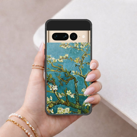 Google Pixel 7 Pro Cover - Floral Series 2 - HQ Ultra Shine Premium Infinity Glass Soft Silicon Borders Case