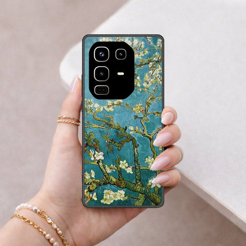 Infinix Note 50 4G Cover - Floral Series 2 - HQ Ultra Shine Premium Infinity Glass Soft Silicon Borders Case