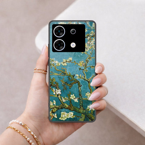 Infinix Zero 30 5G Cover - Floral Series 2 - HQ Ultra Shine Premium Infinity Glass Soft Silicon Borders Case