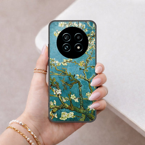 Realme 13 Plus 5G Cover - Floral Series 2 - HQ Ultra Shine Premium Infinity Glass Soft Silicon Borders Case