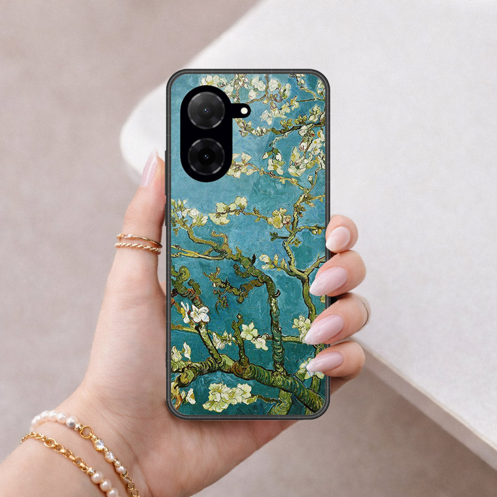 Xiaomi Redmi A5 4G Cover - Floral Series 2 - HQ Ultra Shine Premium Infinity Glass Soft Silicon Borders Case