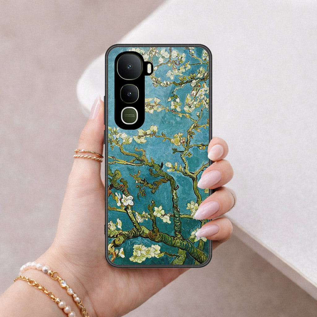 Vivo Y400 4G Cover - Floral Series 2 - HQ Ultra Shine Premium Infinity Glass Soft Silicon Borders Case