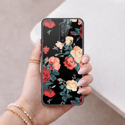Xiaomi Redmi K30 Cover - Floral Series 2 - HQ Ultra Shine Premium Infinity Glass Soft Silicon Borders Case