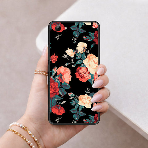 Vivo Y81s Cover - Floral Series 2 - HQ Ultra Shine Premium Infinity Glass Soft Silicon Borders Case