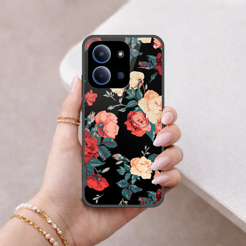 Xiaomi Redmi 15C 4G - Floral Series 2 - HQ Ultra Shine Premium Infinity Glass Soft Silicon Borders Case