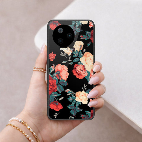 Infinix Note 11 Pro Cover - Floral Series 2 - HQ Ultra Shine Premium Infinity Glass Soft Silicon Borders Case