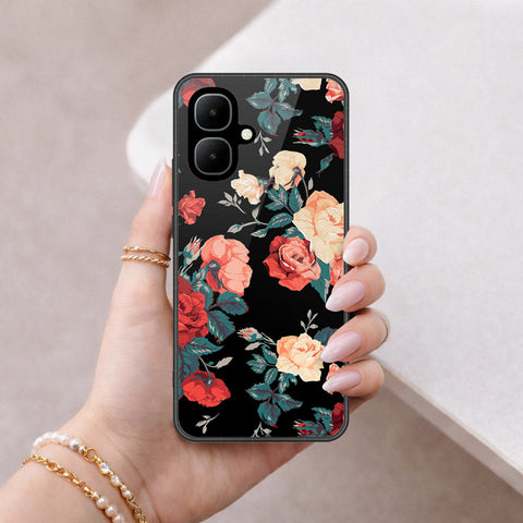 Infinix Pop 10 Cover - Floral Series 2 - HQ Ultra Shine Premium Infinity Glass Soft Silicon Borders Case