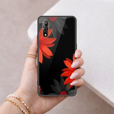 vivo iQOO Neo 855 Cover - Floral Series 2 - HQ Ultra Shine Premium Infinity Glass Soft Silicon Borders Case