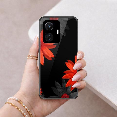 Vivo Y55 4G Cover - Floral Series 2 - HQ Ultra Shine Premium Infinity Glass Soft Silicon Borders Case