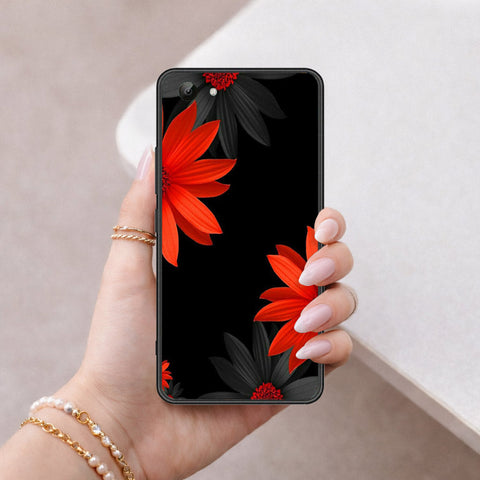Vivo Y81s Cover - Floral Series 2 - HQ Ultra Shine Premium Infinity Glass Soft Silicon Borders Case