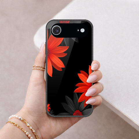 iPhone 17 Air - Floral Series 2 - HQ Ultra Shine Premium Infinity Glass Soft Silicon Borders Case