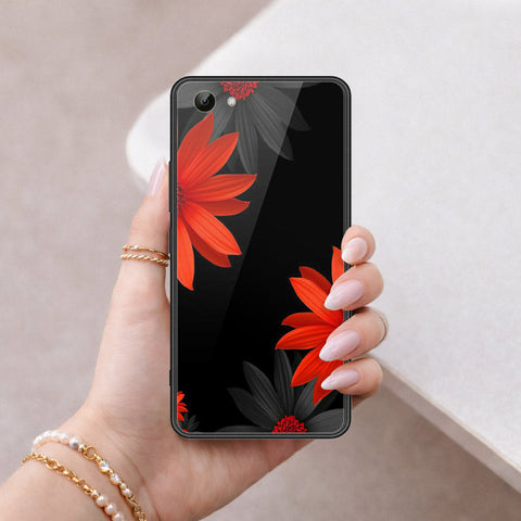 Vivo Y83 Cover - Floral Series 2 - HQ Ultra Shine Premium Infinity Glass Soft Silicon Borders Case