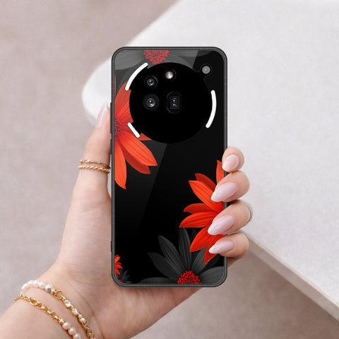 Nothing Phone 3a Pro Cover - Floral Series 2 - HQ Ultra Shine Premium Infinity Glass Soft Silicon Borders Case