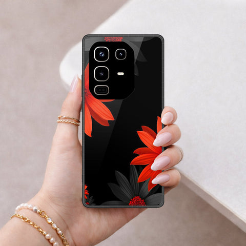 Infinix Note 50 4G Cover - Floral Series 2 - HQ Ultra Shine Premium Infinity Glass Soft Silicon Borders Case