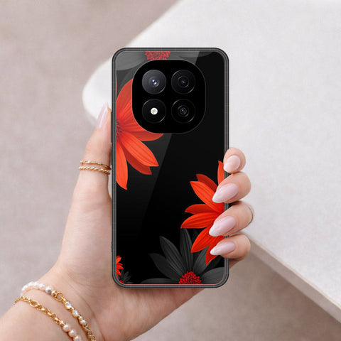 Xiaomi Redmi Note 14 Pro Plus 5G Cover - Floral Series 2 - HQ Ultra Shine Premium Infinity Glass Soft Silicon Borders Case