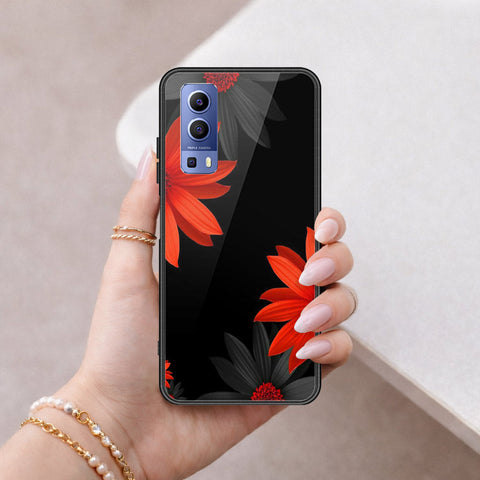 Vivo Y52 5G Cover - Floral Series 2 - HQ Ultra Shine Premium Infinity Glass Soft Silicon Borders Case