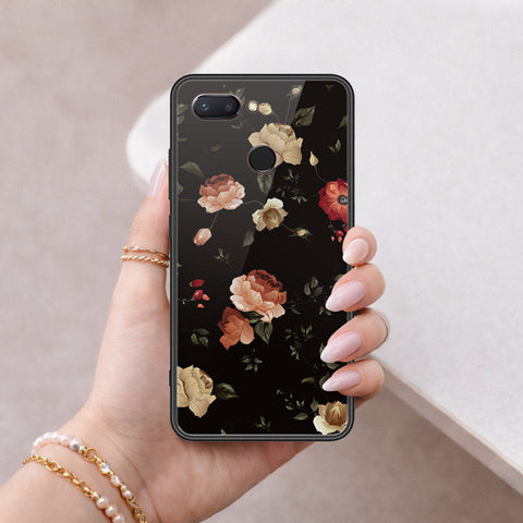 Xiaomi Mi 8 Lite Cover - Floral Series 2 - HQ Ultra Shine Premium Infinity Glass Soft Silicon Borders Case