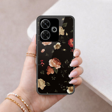 Xiaomi Redmi 13 5G Cover - Floral Series 2 - HQ Ultra Shine Premium Infinity Glass Soft Silicon Borders Case