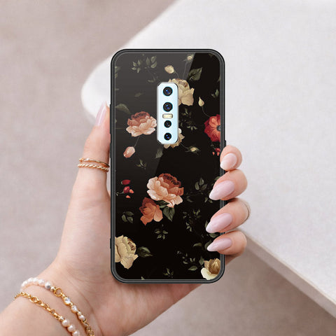 Vivo V17 Pro Cover - Floral Series 2 - HQ Ultra Shine Premium Infinity Glass Soft Silicon Borders Case