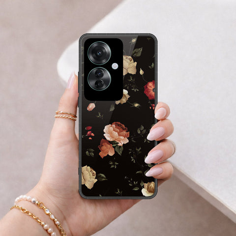 Oppo Reno 11F 5G Cover - Floral Series 2 - HQ Ultra Shine Premium Infinity Glass Soft Silicon Borders Case
