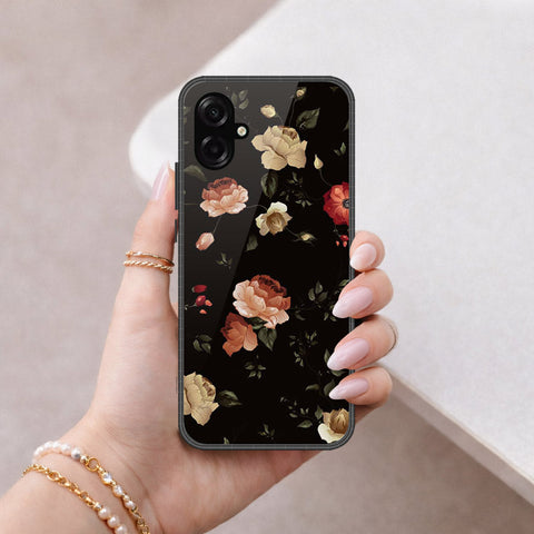 Samsung Galaxy A07 4G Cover - Floral Series 2 - HQ Ultra Shine Premium Infinity Glass Soft Silicon Borders Case