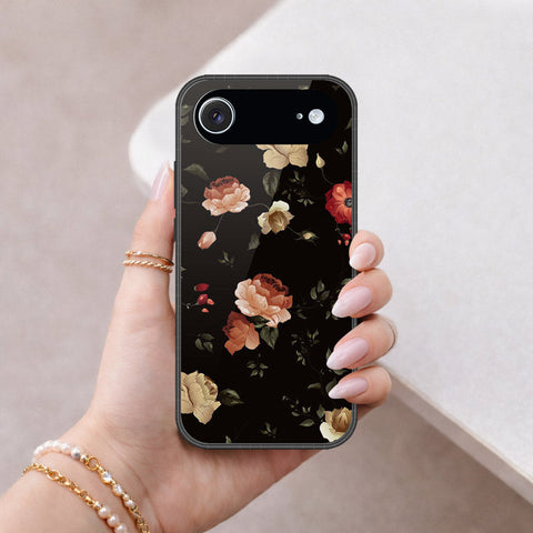 iPhone 17 Air - Floral Series 2 - HQ Ultra Shine Premium Infinity Glass Soft Silicon Borders Case
