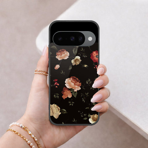 Google Pixel 10 Cover - Floral Series 2 - HQ Ultra Shine Premium Infinity Glass Soft Silicon Borders Case
