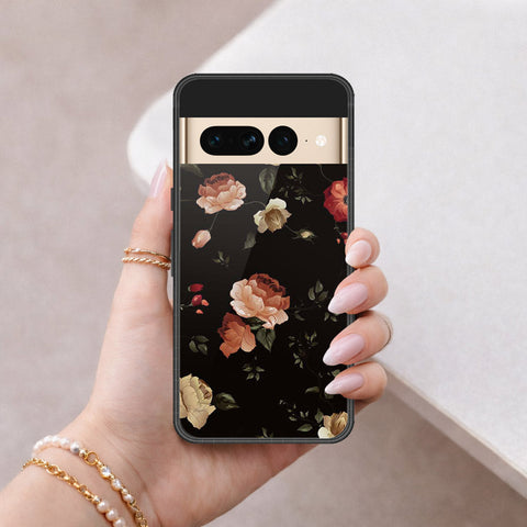 Google Pixel 7 Pro Cover - Floral Series 2 - HQ Ultra Shine Premium Infinity Glass Soft Silicon Borders Case