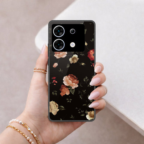 Infinix Zero 30 5G Cover - Floral Series 2 - HQ Ultra Shine Premium Infinity Glass Soft Silicon Borders Case