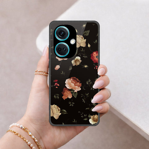 OnePlus Nord N30 Cover - Floral Series 2 - HQ Ultra Shine Premium Infinity Glass Soft Silicon Borders Case