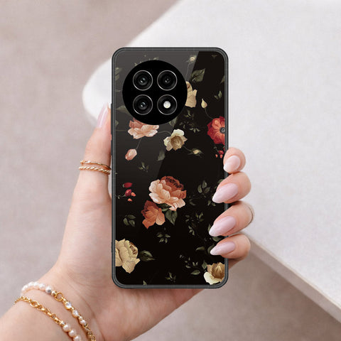 OnePlus Ace 5 Pro Cover - Floral Series 2 - HQ Ultra Shine Premium Infinity Glass Soft Silicon Borders Case