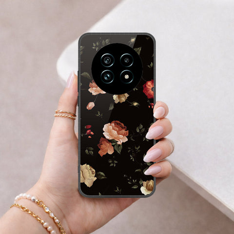 Realme 13 Plus 5G Cover - Floral Series 2 - HQ Ultra Shine Premium Infinity Glass Soft Silicon Borders Case