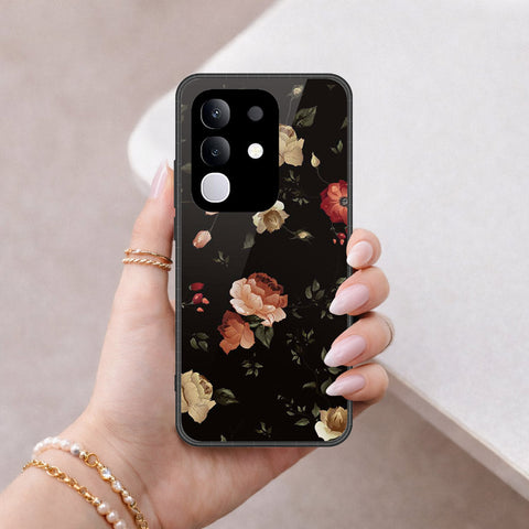 Vivo Y29 4G Cover - Floral Series 2 - HQ Ultra Shine Premium Infinity Glass Soft Silicon Borders Case