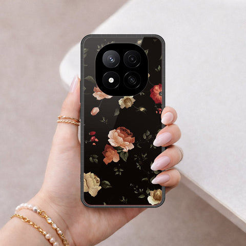 Xiaomi Poco X7 Cover - Floral Series 2 - HQ Ultra Shine Premium Infinity Glass Soft Silicon Borders Case
