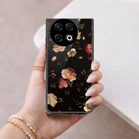 Tecno Spark 30 Pro Cover - Floral Series 2 - HQ Ultra Shine Premium Infinity Glass Soft Silicon Borders Case