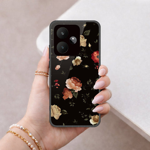 Realme GT 7 Cover - Floral Series 2 - HQ Ultra Shine Premium Infinity Glass Soft Silicon Borders Case