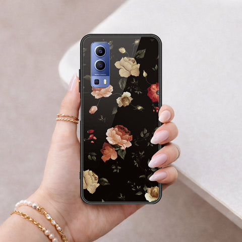 Vivo Y52 5G Cover - Floral Series 2 - HQ Ultra Shine Premium Infinity Glass Soft Silicon Borders Case
