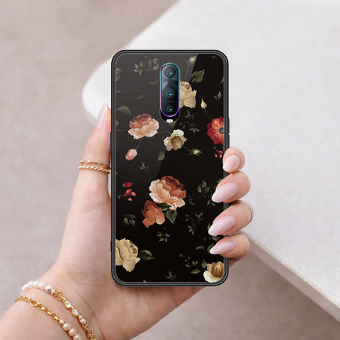 Oppo R17 Pro Cover - Floral Series 2 - HQ Ultra Shine Premium Infinity Glass Soft Silicon Borders Case