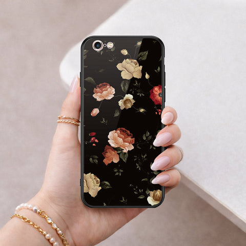 iPhone 6s Plus / 6 Plus Cover - Floral Series 2 - HQ Ultra Shine Premium Infinity Glass Soft Silicon Borders Case