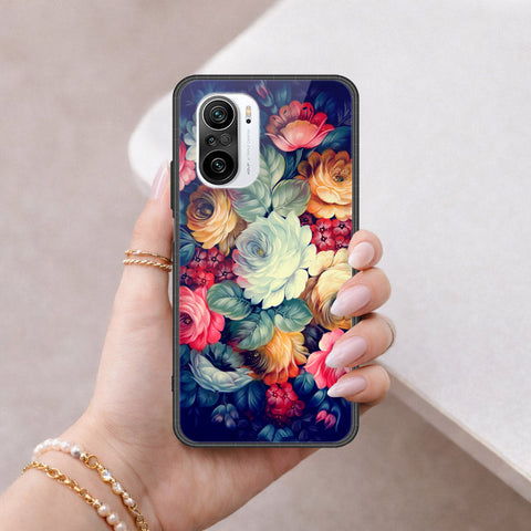 Xiaomi Mi 11X Pro Cover - Floral Series 2 - HQ Ultra Shine Premium Infinity Glass Soft Silicon Borders Case