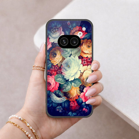 Nothing Phone 2a Cover - Floral Series 2 - HQ Ultra Shine Premium Infinity Glass Soft Silicon Borders Case